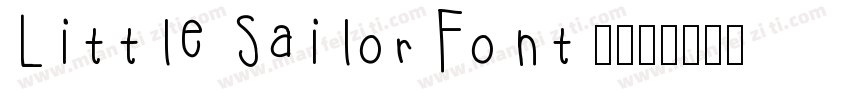 Little Sailor Font -字体转换